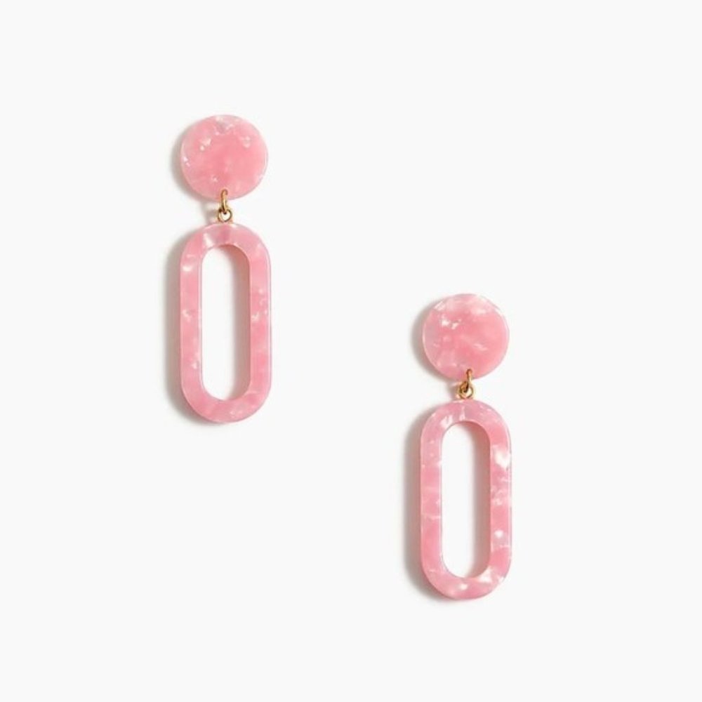 J. Crew Factory Rose Tortoise Earrings